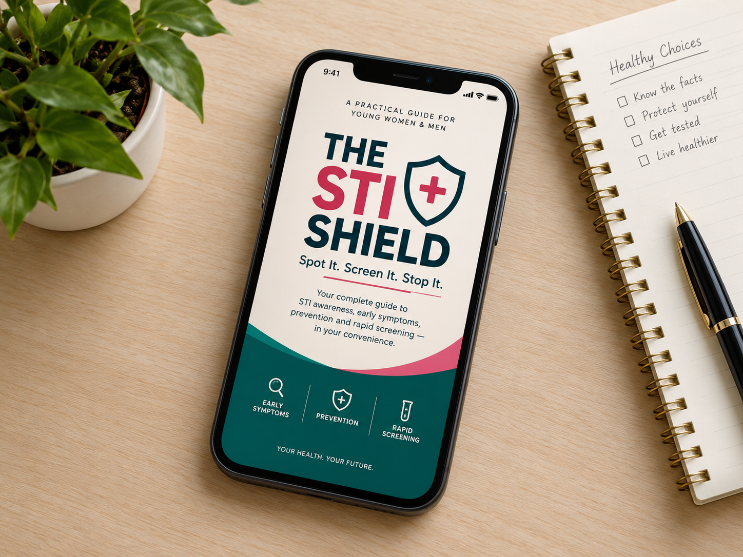 The STI Shield Guide display on digital screen